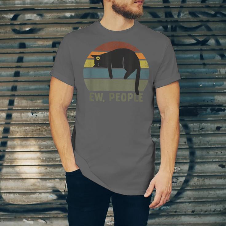 Ew People Cat Lazy Introvert Anti Social Unisex Jersey T-Shirt Ew People Cat Lazy Introvert Anti Social Unisex Jersey T-Shirt