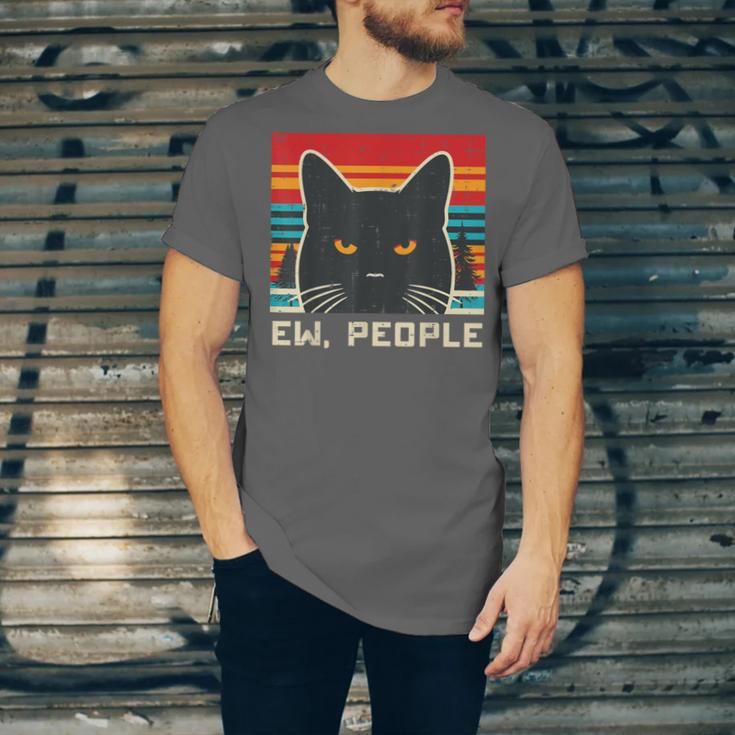Ew People Cat Saying Introvert Women Men Kids Unisex Jersey T-Shirt Ew People Cat Saying Introvert Women Men Kids Unisex Jersey T-Shirt