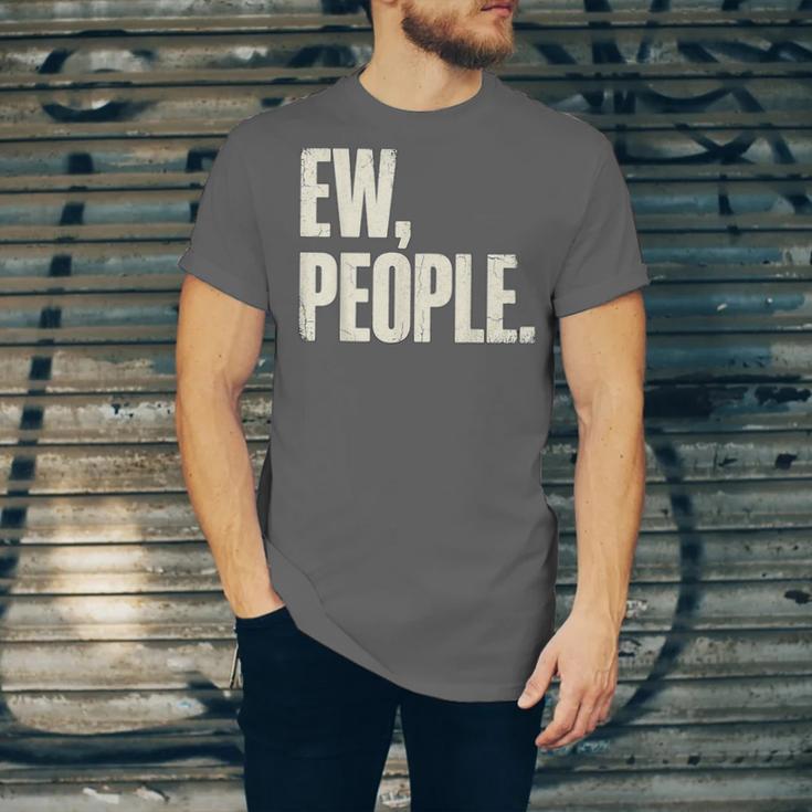 EW People Introvert Sarcastic Graphic Style Unisex Jersey T-Shirt EW People Introvert Sarcastic Graphic Style Unisex Jersey T-Shirt