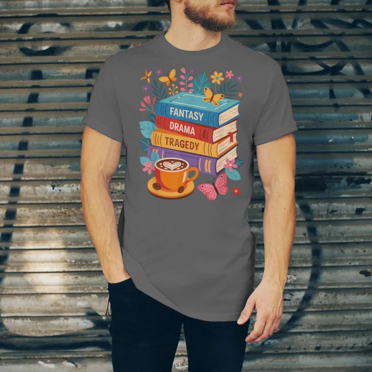 Fantasy Drama Tragedy Books Subtle Anti-Trump Unisex Jersey T-Shirt
