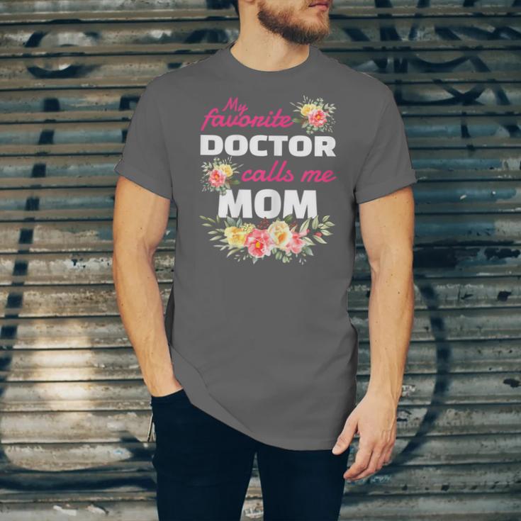 My Favorite Doctor Calls Me Mom Graduation Unisex Jersey T-Shirt