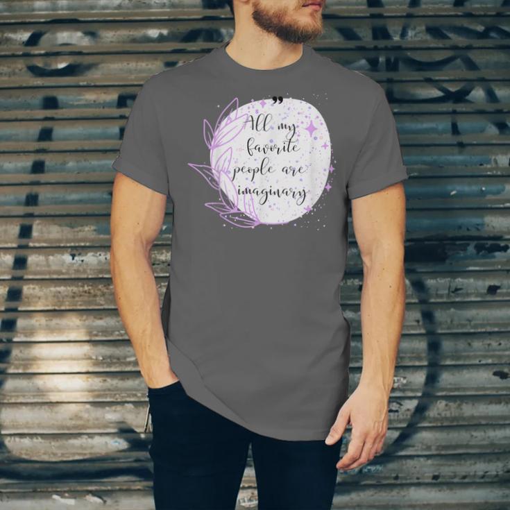 All My Favorite People Are Imaginary Book Lover Idea Unisex Jersey T-Shirt All My Favorite People Are Imaginary Book Lover Idea Unisex Jersey T-Shirt