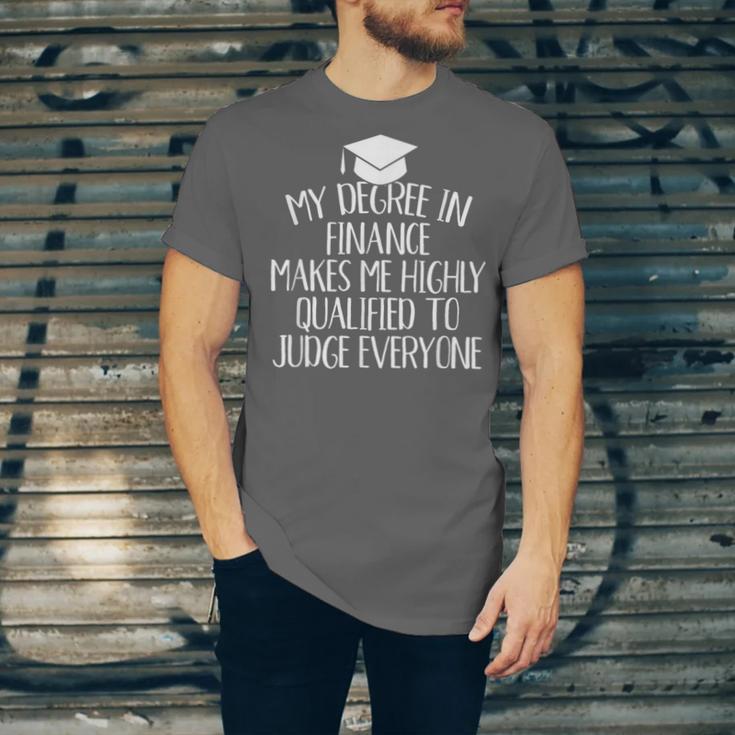 Finance Major Graduation Unisex Jersey T-Shirt
