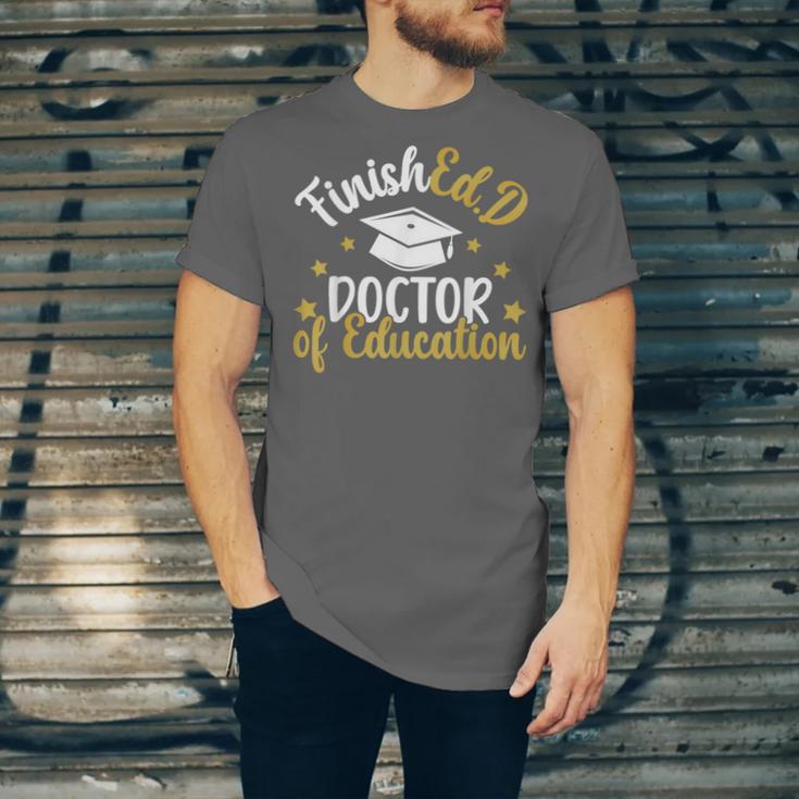 FinishEdD Doctor Of Education Graduation EdD Graduate Unisex Jersey T-Shirt