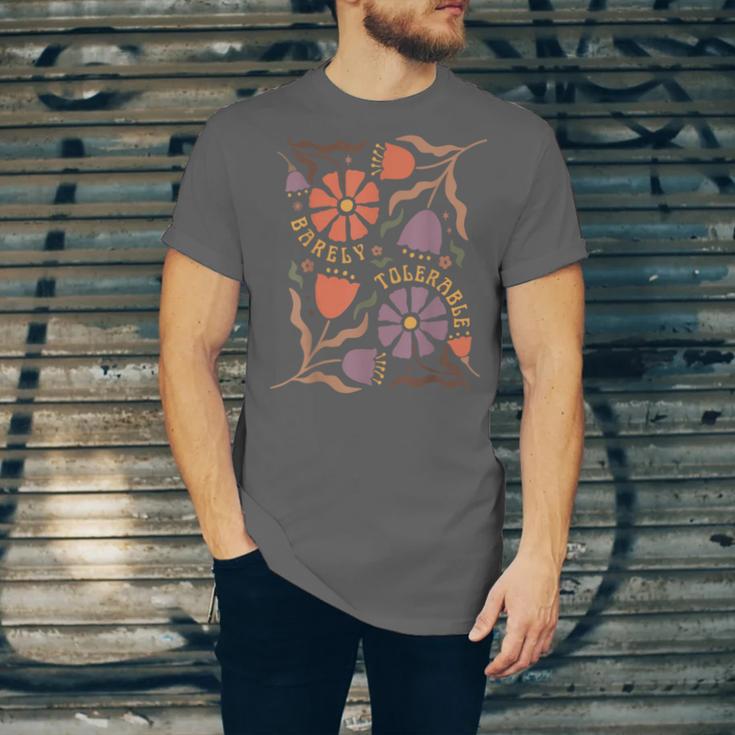 Floral Pride & Prejudice Barely Tolerable Book Lover Bookish Unisex Jersey T-Shirt Floral Pride & Prejudice Barely Tolerable Book Lover Bookish Unisex Jersey T-Shirt