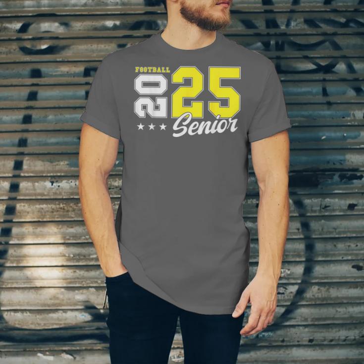 Football Senior Night Football Senior 2025 Graduation 55 Unisex Jersey T-Shirt