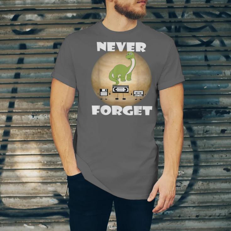 Never Forget Women Men Never Forget Men Nostalgia Unisex Jersey T-Shirt