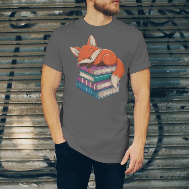 Fox Reading Book Pajama Sleep Unisex Jersey T-Shirt Fox Reading Book Pajama Sleep Unisex Jersey T-Shirt