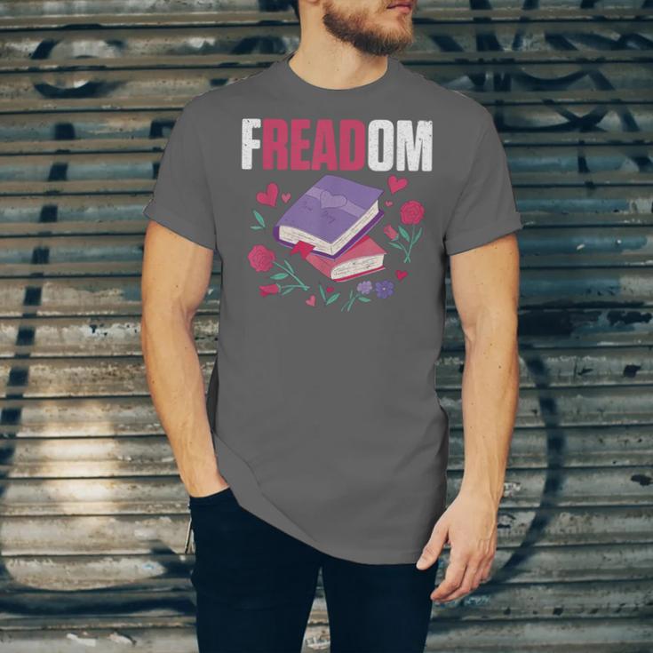 Freadom Anti Ban Books Freedom To Read Book Reading Unisex Jersey T-Shirt