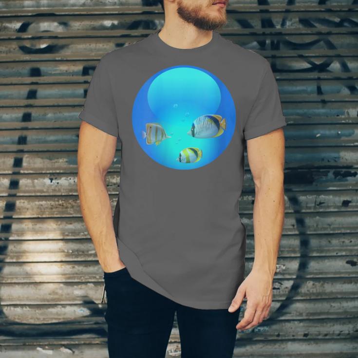 Frutiger Aero Aesthetic Tech Orb Fishes Unisex Jersey T-Shirt Frutiger Aero Aesthetic Tech Orb Fishes Unisex Jersey T-Shirt