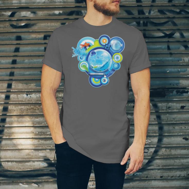 Frutiger Aero Metro Abstract Maximalism 2000s Nostalgia Unisex Jersey T-Shirt