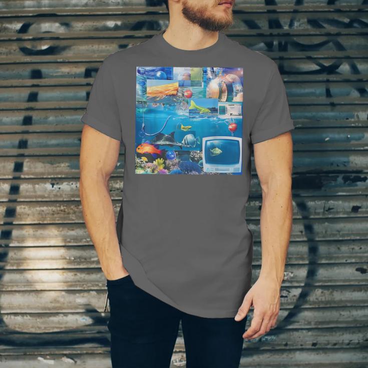 Frutiger Aero Retro Vibes Y2K Retro Grunge Unisex Jersey T-Shirt