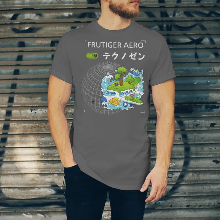 Frutiger Aero Y2K Fashion Trends Statement Piece Tech Orbite Unisex Jersey T-Shirt