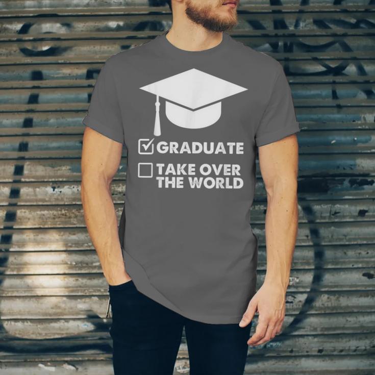 Funny Graduate Joke Mens Womens Graduation Gifts Unisex Jersey T-Shirt