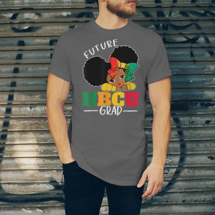 Future HBCU Grad History Girl Graduation HBCU Kids Unisex Jersey T-Shirt