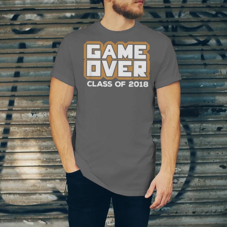 Game Over Class Of 2018 Graduation Shirt Unisex Jersey T-Shirt