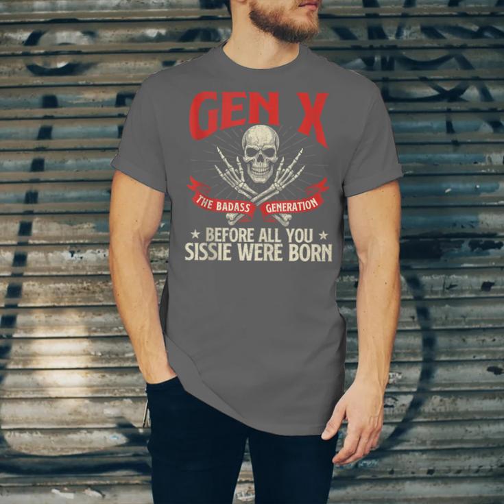 Gen X The Badass Generation Generation X Gen Xer Nostalgia Unisex Jersey T-Shirt