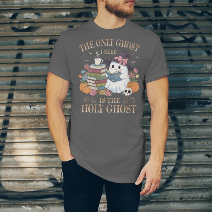 The Only Ghost I Need Is The Holy Ghost Books Reading Lovers Unisex Jersey T-Shirt