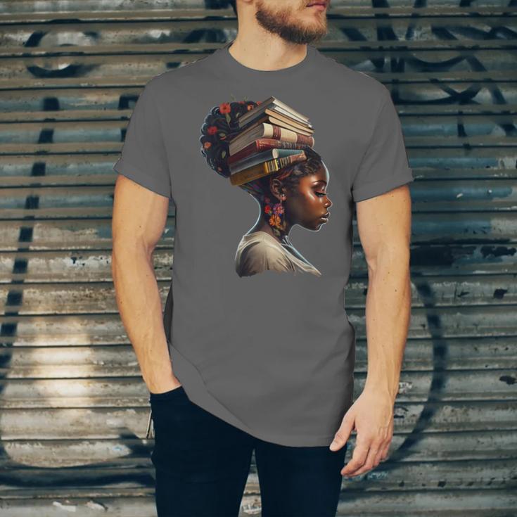 Girl Crown Of Books African Teacher Black History BHM Unisex Jersey T-Shirt Girl Crown Of Books African Teacher Black History BHM Unisex Jersey T-Shirt