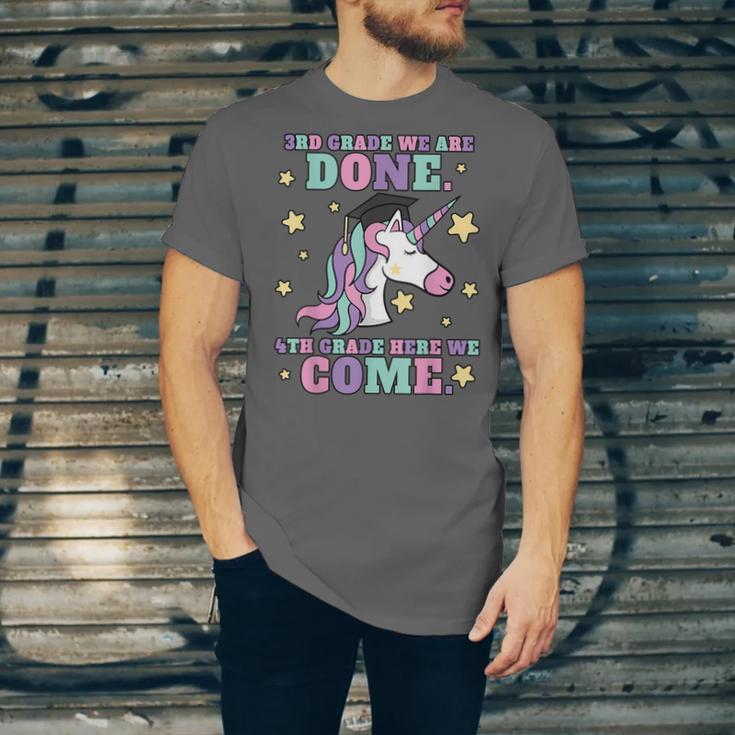 Girls 3rd Grade Graduation Magical Unicorn Unisex Jersey T-Shirt