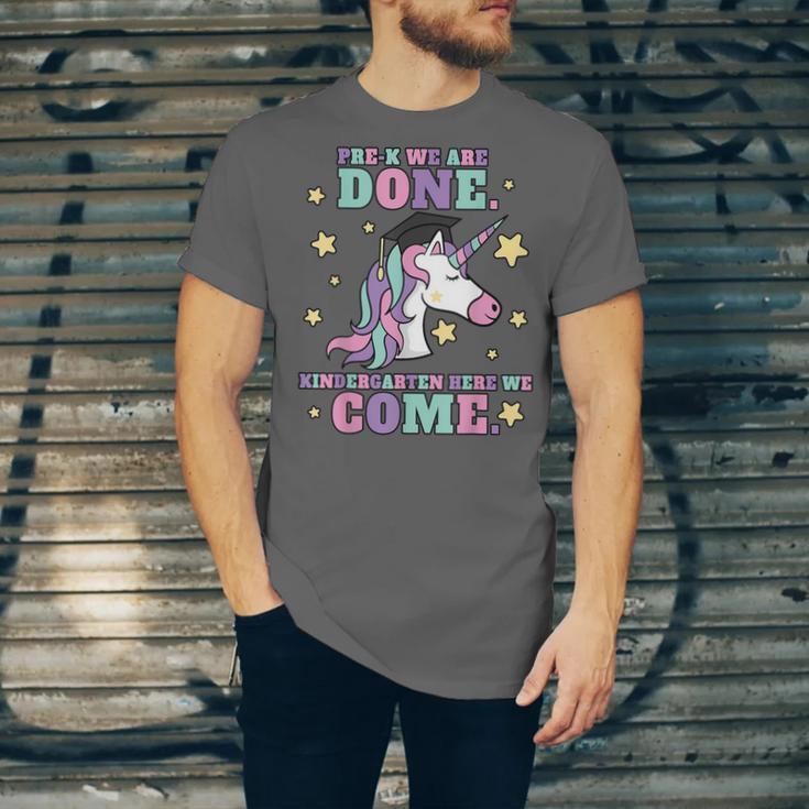 Girls Pre-K Graduation Magical Unicorn Unisex Jersey T-Shirt