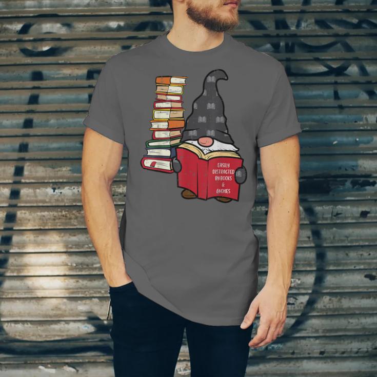 Gnome Read Reading Book Librarian Across America Women Kids Unisex Jersey T-Shirt