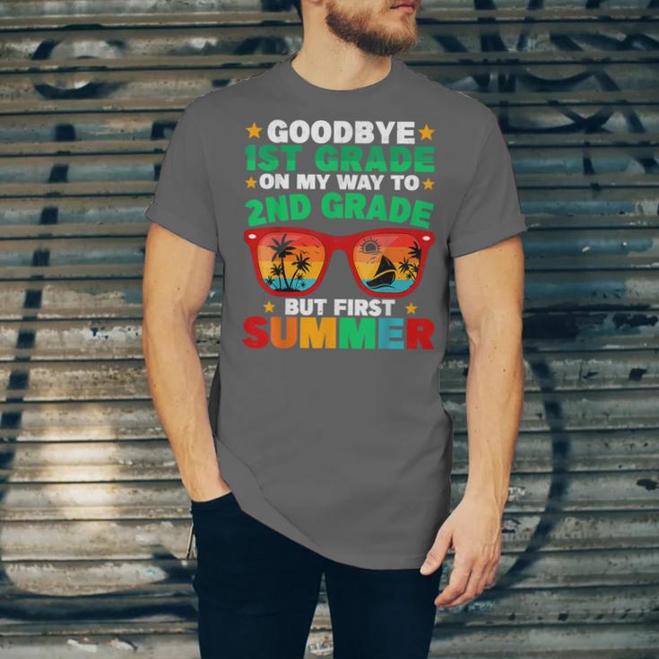 Goodbye 1st Grade First Summer Graduation Last Day Boys Unisex Jersey T-Shirt