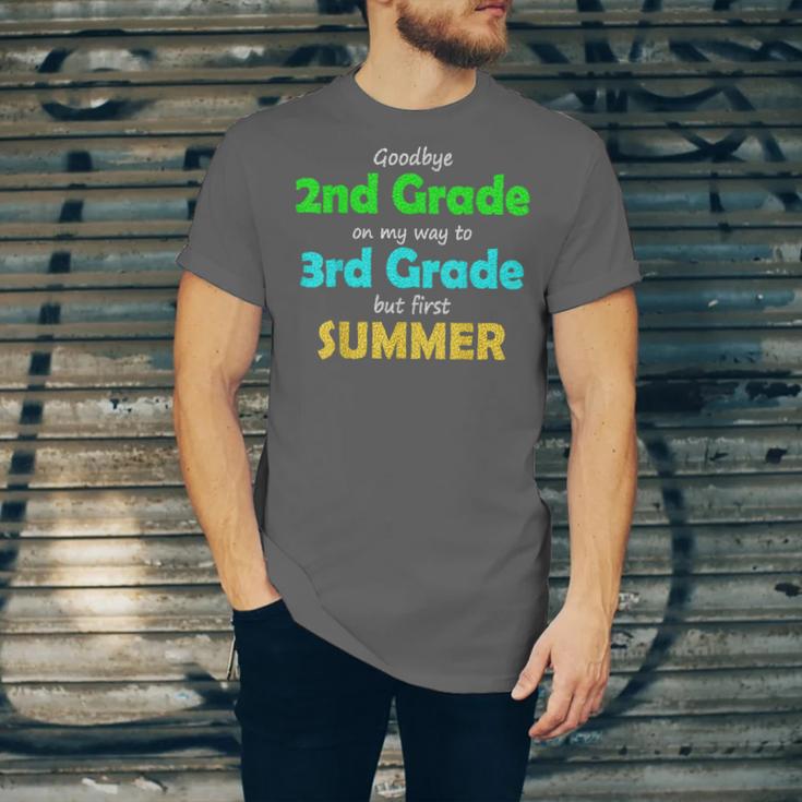Goodbye 2nd Grade On My Way To 3th Grade 2022 Graduation Unisex Jersey T-Shirt