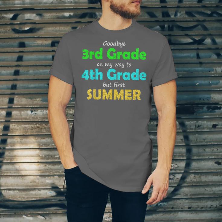 Goodbye 3rd Grade On My Way To 4th Grade 2022 Graduation Unisex Jersey T-Shirt