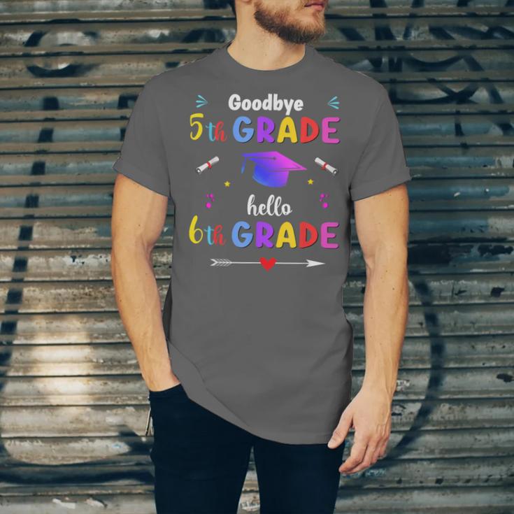 Goodbye 5th Grade Graduation Class Of 2023 Hello 6th Grade Unisex Jersey T-Shirt