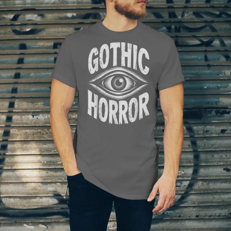 Gothic Classic Horror Thriller Book Movie Film Halloween Unisex Jersey T-Shirt Gothic Classic Horror Thriller Book Movie Film Halloween Unisex Jersey T-Shirt
