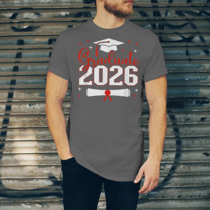 Graduate 2026 For Class Of 2026 Graduation Unisex Jersey T-Shirt