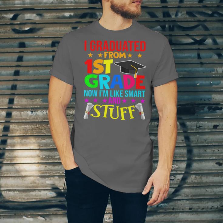 I Graduated From 1st Grade Graduation Matching Student Unisex Jersey T-Shirt