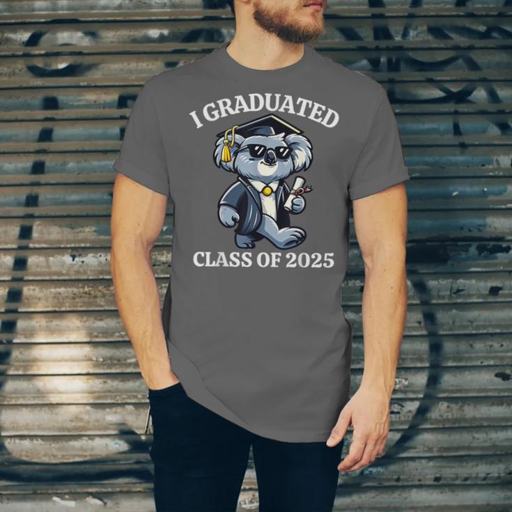 I Graduated Graduate Class Of 2025 Koala Graduation Unisex Jersey T-Shirt