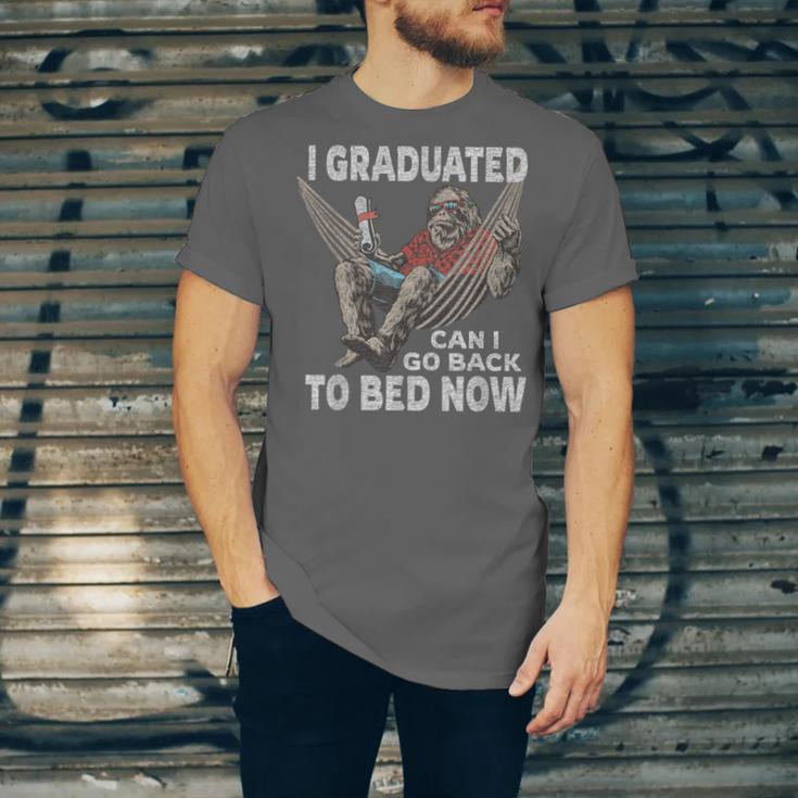 Graduation I Graduated Can I Go Back To Bed Now Unisex Jersey T-Shirt