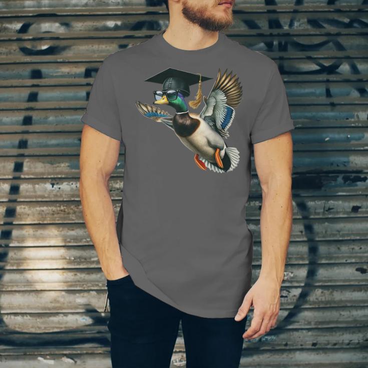 Graduation Mallard Duck Hunter Hunting Season Grad Hunting Unisex Jersey T-Shirt