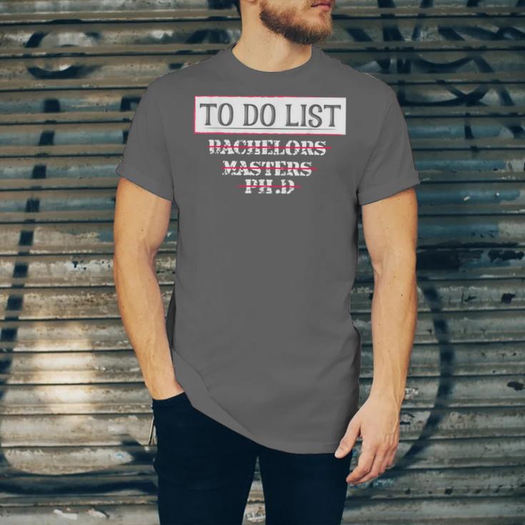 Graduation PhD Tee Bachelors Tee Masters Degree Shirts Unisex Jersey T-Shirt