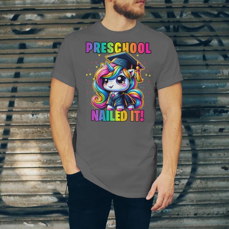Graduation Preschool Unicorn Nailed It Pre-K Girls Grad Unisex Jersey T-Shirt