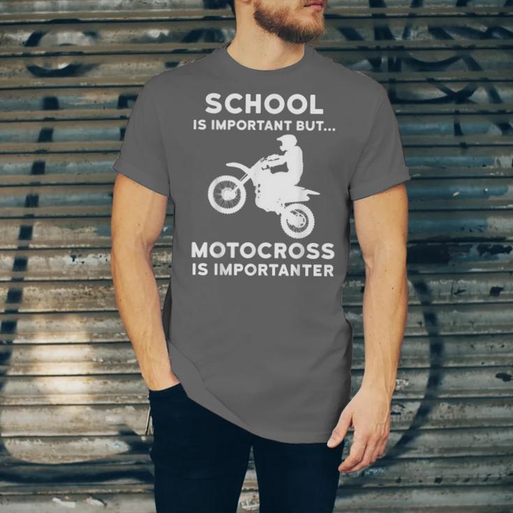 Graduation Shirt For Dirtbike Motocross Riders Unisex Jersey T-Shirt