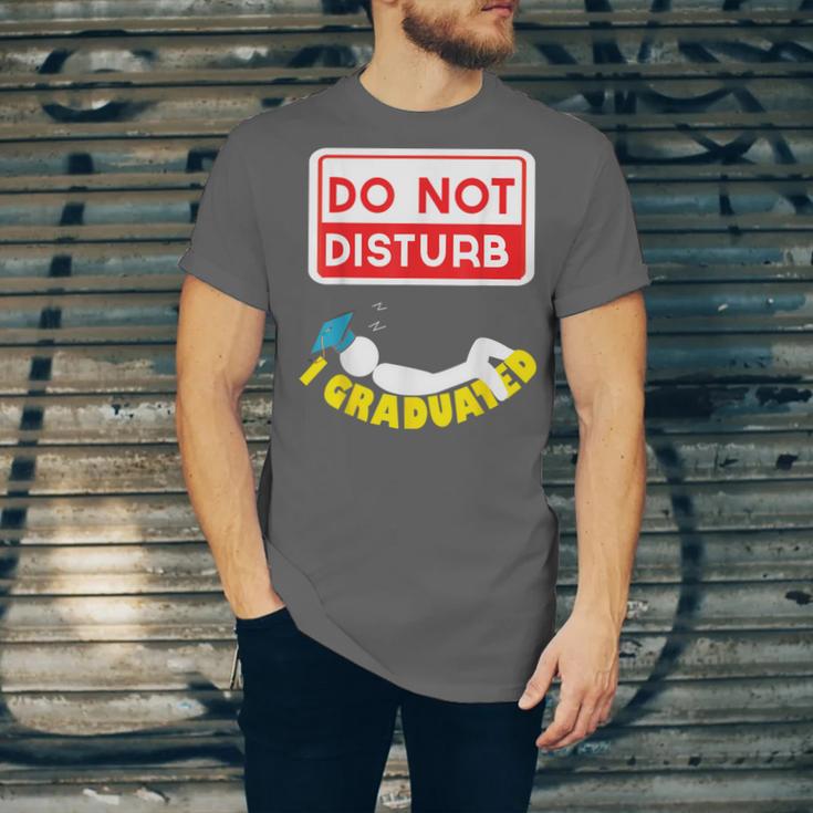 Graduation Shirt High School And College Sleepy Graduates Unisex Jersey T-Shirt