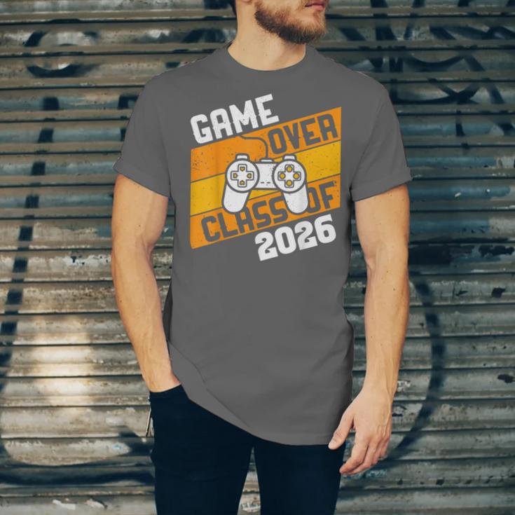 Graduation Video Gamer Game Over Class Of 2026 Senior Unisex Jersey T-Shirt