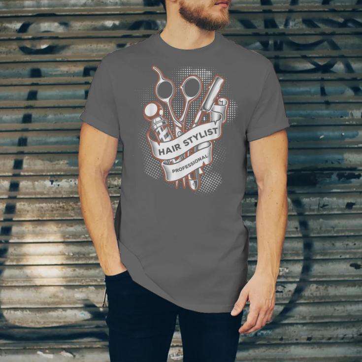 Hairdresser Gift Idea Graduation Tattoo Craft Hairstylist Unisex Jersey T-Shirt
