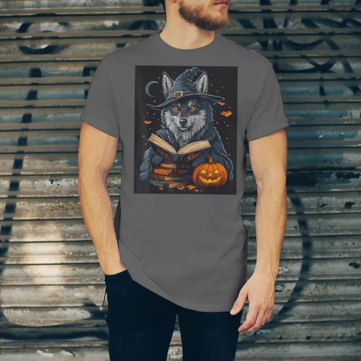 Halloween Girls Boys Cute Wolf Book Pumpkin Kids Halloween Unisex Jersey T-Shirt Halloween Girls Boys Cute Wolf Book Pumpkin Kids Halloween Unisex Jersey T-Shirt