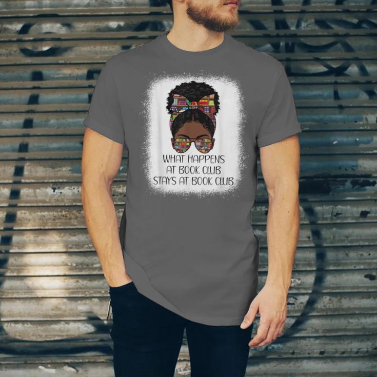 What Happens At Book Club Stays At Book Club Black Women Unisex Jersey T-Shirt