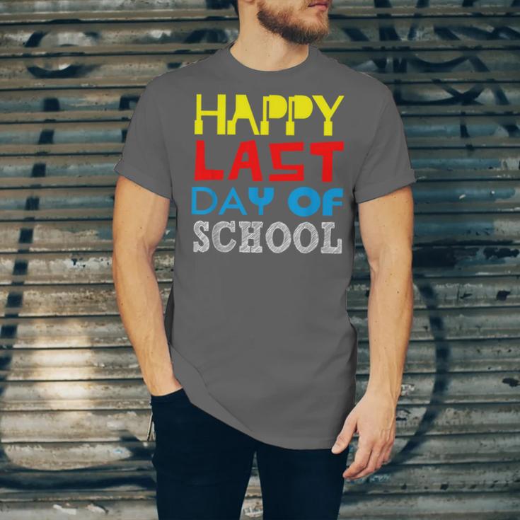 Happy Last Day Of School Graduation Teachers Student Unisex Jersey T-Shirt