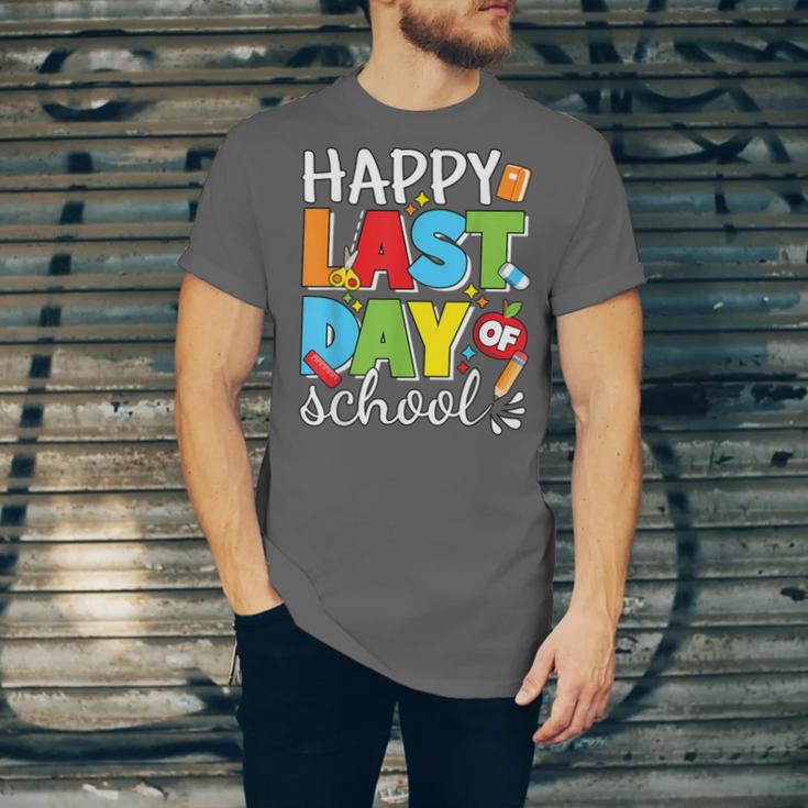 Happy Last Day Of School Teacher Student Graduation Unisex Jersey T-Shirt