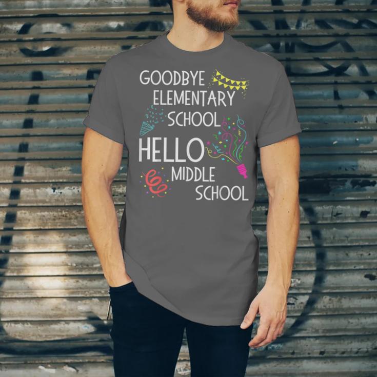 Hello Middle School Graduation Elementary School T-Shirt Unisex Jersey T-Shirt