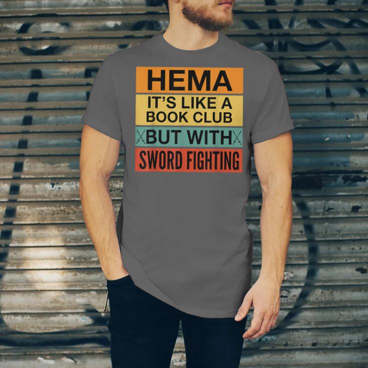 Hema Definition Like A Book Club With Swords Unisex Jersey T-Shirt