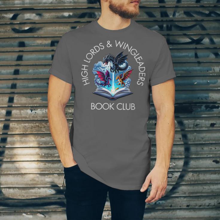 High Lords & Wingleaders Book Club Fantasy Storm Dragon Unisex Jersey T-Shirt