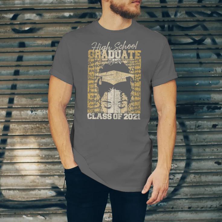 High School Graduate Queen Class Of 2021 Graduation Unisex Jersey T-Shirt